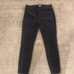 JCrew size 26. Blue corduroys.
